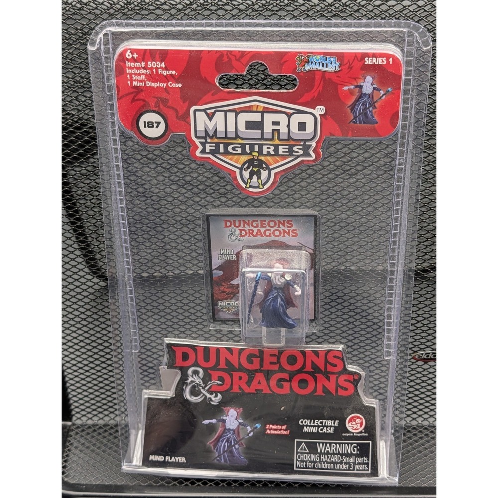 World's Smallest Micro Figures Dungeons & Dragons‎ 187 Mind Flayer New In Box